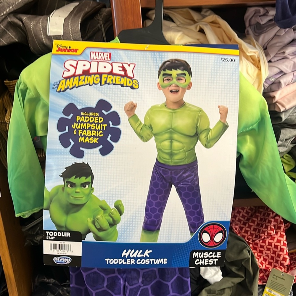 Hulk toddler costume